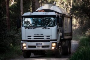 The WaterKeg Bulk Water Deliveries water truck carrier delivery tank water to Peachester in the Sunshine Coast hinterland with certified drinking water