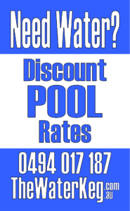 What is the price for bulk pool water delivery on the Sunshine Coast?