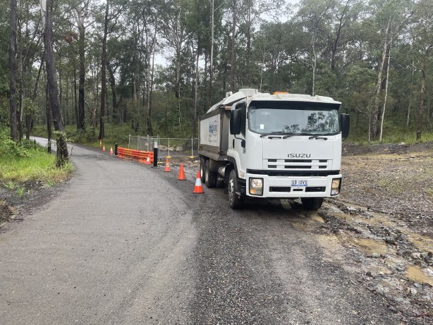 The WaterKeg truck providing pipeline civil works water cartage and supply