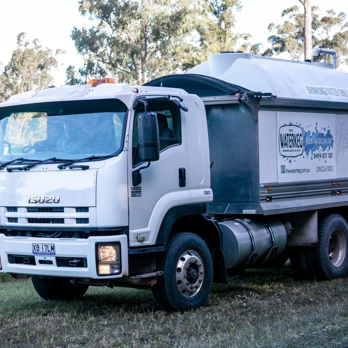 The WaterKeg Bulk Water Delivery Truck